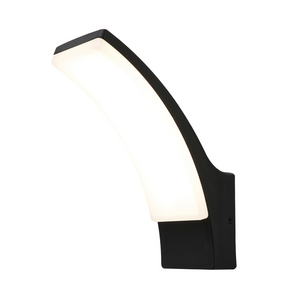 Batsu 12w LED Curved WL IP65 Black