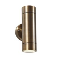 Brac Solid Brass 2lt Up & Down GU10 WL Bronze