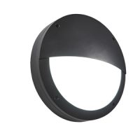 Gigi Eyelid Rnd Bulkhead DCAlum/PC Black IP65