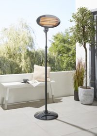 Opal 2000w max FS Carbon Elem Patio Heater Black