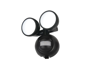 Felis LED Twin Spot Battery PIR Black