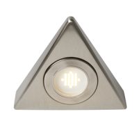 LED, Mains Voltage, Triangular Cabinet Light, 3000K