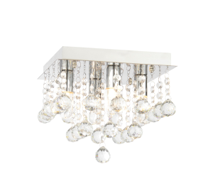 Orlando 23cm Square Flush Chr