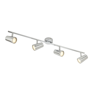 Freya 4lt GU10 Spot Bar IP44 Chrome