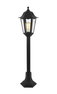 Polycarbonate 6 Panel Tall Post Lantern