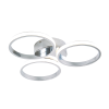 Chios 3 Ring LED Flush IP44 Chrome