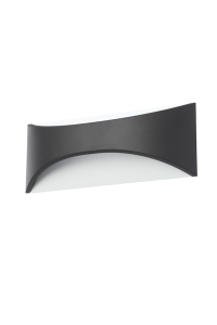 Stroud 6w LED Wall Light Blk