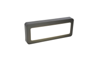 Breez opal Surface mounted LED Brick Anthracite
