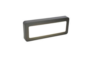 Breez opal Surface mounted LED Brick Anthracite