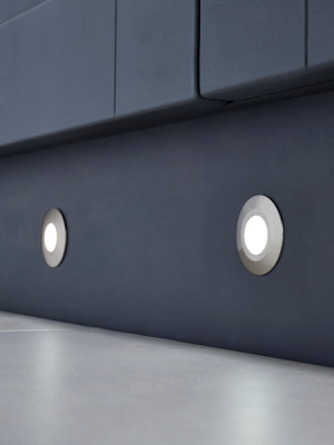 LED Mains Voltage Plinth/Decking Light - Circular