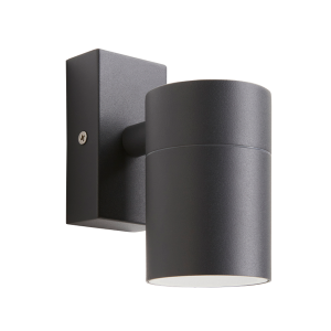 Leto IP65 Fixed Up or Down GU10 Wall Light Anth