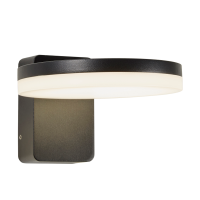 Corte 12w LED Wall Light IP65 Black