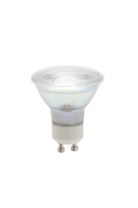 Glass GU10 5w LED 4000k Non-Dimmable Clear