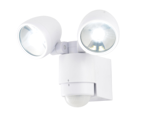 LED Twinspot Floodlight /w PIR