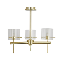 Gene Clr Cylinder 3lt Satin Brass