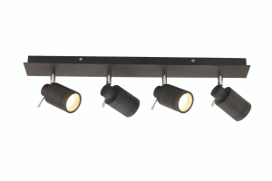 SCORPIUS 4L BAR IP44 SPOTLIGHT Matt Black