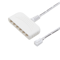 6 Port Wiring Port White