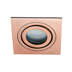 Cali IP65 Tiltable Square Down/Lt Brushed Copper