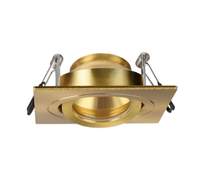 Cali IP65 Tiltable Square Down/Lt Satin Brass