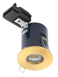 IP65 Fire Rat Showerlight Satin Brass