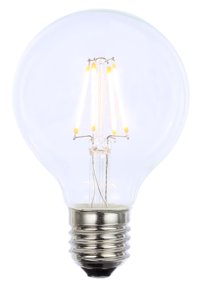 LED vintage globe 4W E27 Clear