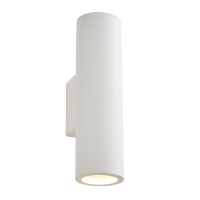 Carmona Up&Down Plaster Wall Light White
