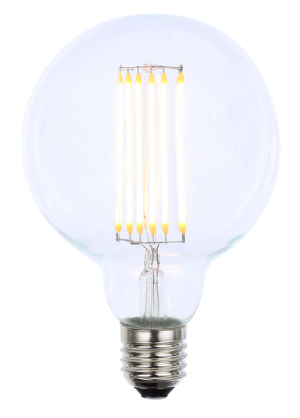 LED vintage large globe 6W E27 Clear