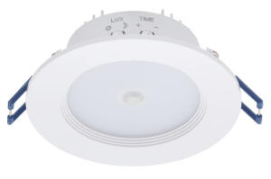 Reno 10w Recess Light 360Deg PIR Adj White