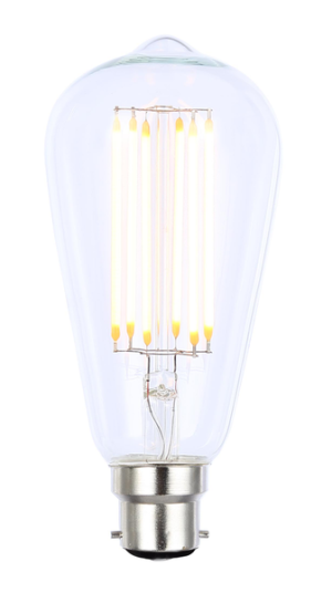 LED vintage lamp 6W BC Clear