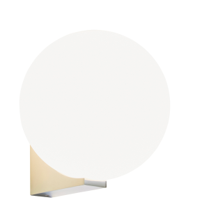 Thiva 1lt Wall Light IP44 Chrome/Opal