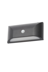 Poole LED Downlight PIR Blk