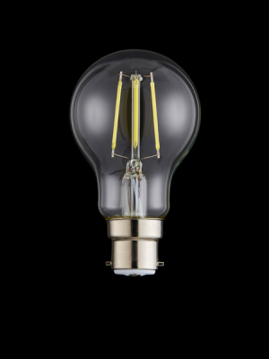 6w LED Filament B22 GLS CW 4k Dim