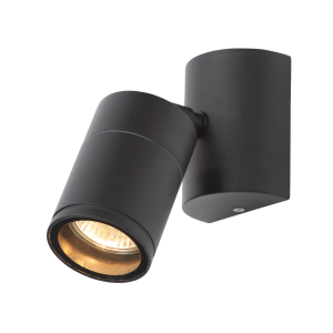 Islay 1L GU10 Wall Spot Black 316 SST Black