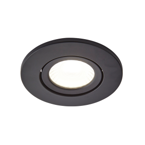 SBlk Adj Firerated LED Downlight 5W 4000K IP65