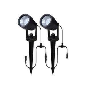 Lapin 2 x 3w LED Garden Spike Add-on Kit 4k Black
