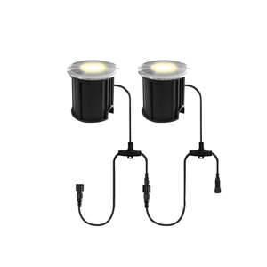 Lapin 2 x 2w LED Recess Deck Light Add-on Kit 4k Black