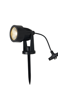 Maltby Solar Garden Spike Lights  4 x 75Lm Black