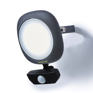 Stanley Die Cast 10w PIR LED Floodlight Black