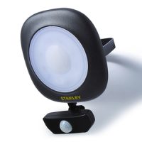 Stanley Die Cast 50w PIR LED Floodlight Black
