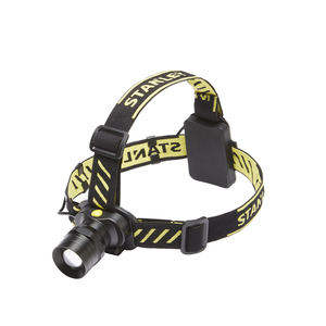 Stanley LED Adjustable Head Torch. 300 Lumens