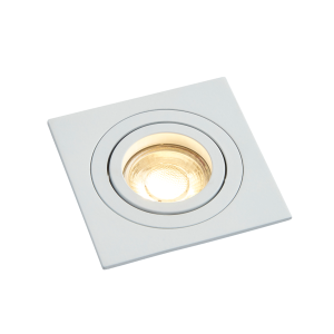 Pasto Single Alum Sq Adj DL GU10 White