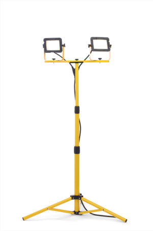 Twin 2 x 20w LED Worklights on Tripod