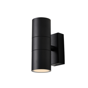 Leto IP65 2lt GU10 Wall light Black