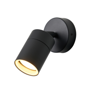 Leto IP65 1lt GU10 Adj Wall Light Anth