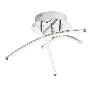 Mandra Cross-Over LED Ceiling IP44 Chrome