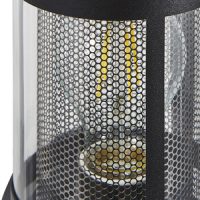 Gada 1lt E27 Wall Light Black w SST Mesh - Image 3
