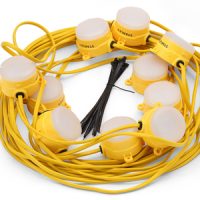 110v 8w LED Festoon Yell Blk - Image 3