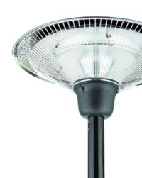 Coral 1500w FS Carbon Elem Patio Heater Silver - Image 3