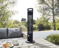 Harry 1200w Flocked Outdoor FS Heater IP45 Blk - Image 2