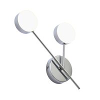 Edessa 2x5w LED Wall Light IP44 Chrome - Image 2